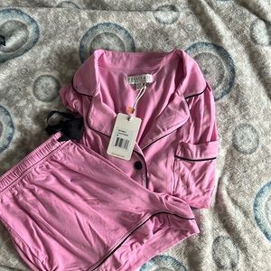 BRAND NEW PJ SALVAGE SET… never worn, size medium, color is lilac rose